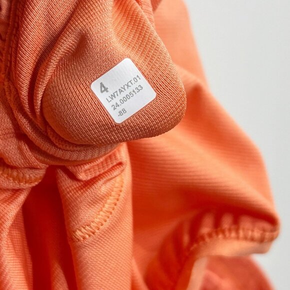 Lululemon NWT Hotty Hot High-Rise Lined Short 4" Coral Kiss - Picture 7 of 8